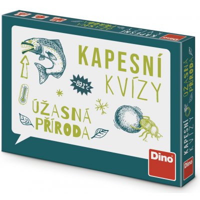 Dino Kapesní kvízy Úžasná příroda – Zboží Dáma