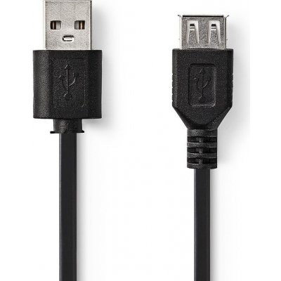 Nedis CCGP60010BK10 USB 2.0, A Zástrčka - A Zásuvka, 1m, černý – Zboží Mobilmania