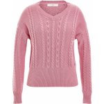 Guess Dámské oblečení CAROLE VN LS SWTR W3RR25Z2BB0 G67G Růžový