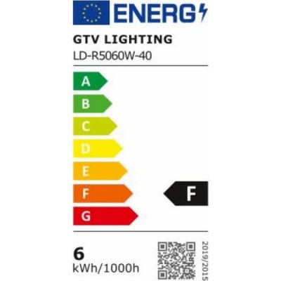GTV LED světelný zdroj, R50, 6W, 500lm, 4000K, E14, AC175-250V, 50-60Hz, RA> 80, PF> 0,5, 120 stupňů, 52Ma LD-R5060W-40 – Zboží Mobilmania