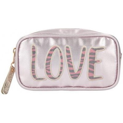 Top Model Kosmetická taška LOVE perleťově růžová – Zboží Mobilmania