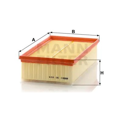 MANN FILTER Vzduchový filtr C 30 004 – Hledejceny.cz