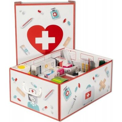 Lavatelli organizér na léky, karton, 32 x 42x 17,5 cm – Hledejceny.cz