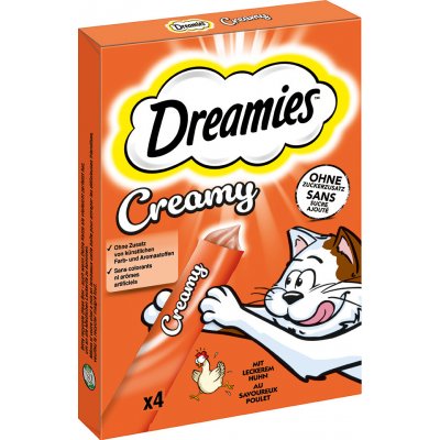 Dreamies Creamy Snacks kuřecí 44 x 10 g – Hledejceny.cz