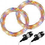 Voltronic 68033 Sada 2 kusů světelných drátů 50 LED barevná – Hledejceny.cz