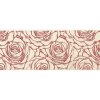 Bordura na zeď A&D Foils Deco fix GmbH Bordura papírová Růžičky červené - šířka 7,8cm x délka 5m