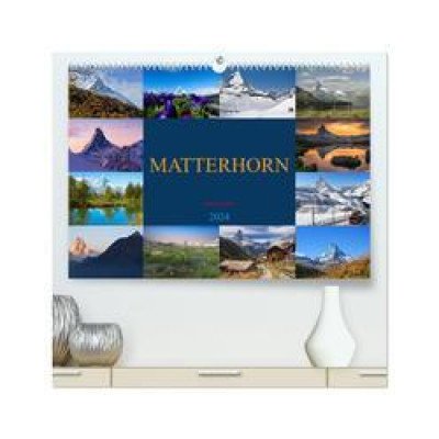 MATTERHORN Impressionen hochwertiger Premium Wand DIN A2 quer Kunstdruck in Hochglanz 2024 – Hledejceny.cz