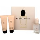 Giorgio Armani Sí EDP 50 ml + tělové mléko 75 ml + sprchový gel 75 ml dárková sada