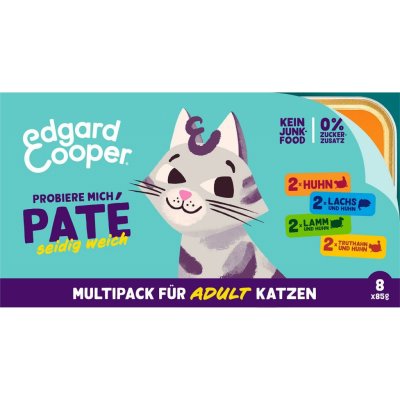 Edgard & Cooper Katze Paté Adult 8 x 85 g