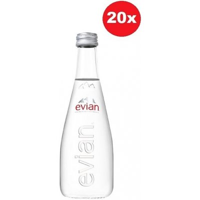 Evian přírodní minerální voda 20 x 330 ml – Zboží Mobilmania