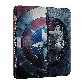 CAPTAIN AMERICA: Občanská válka 3D + 2D Steelbook™ Limitovaná sběratelská edice + DÁREK fólie na SteelBook™ BD