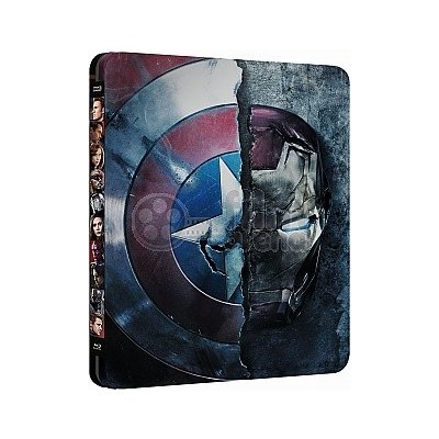 CAPTAIN AMERICA: Občanská válka 3D + 2D Steelbook™ Limitovaná sběratelská edice + DÁREK fólie na SteelBook™ BD