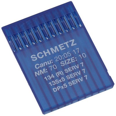 Strojové jehly pro průmyslové šicí stroje Schmetz 135X5 SERV 7 70 – Zboží Dáma