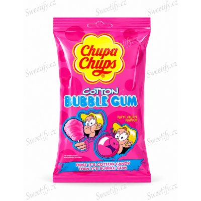 Chupa Chups Cotton Bubble Gum Tutti Frutti 11 g – Zboží Dáma