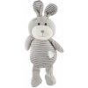 Plyšák Teddies Zajíc/Zajíček sedící pruhovaný 25 cm