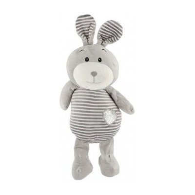 Teddies Zajíc/Zajíček sedící pruhovaný 25 cm