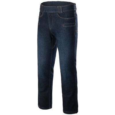 Kalhoty Helikon-Tex riflové taktické Greyman jeans Modrá