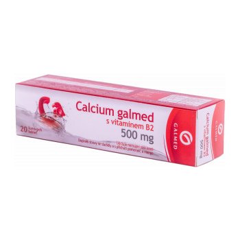 Galmed Calcium 500 mg 20 šumivých tablet