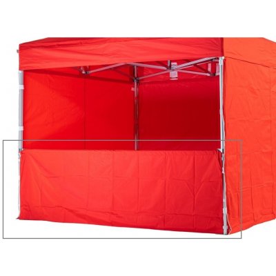 TENTino Polobočnice - Půlstěna 3 metry BIG HEXAGON/BH EXTREME/PVC/GABLED, 6A - ORANŽOVÁ – Zboží Dáma