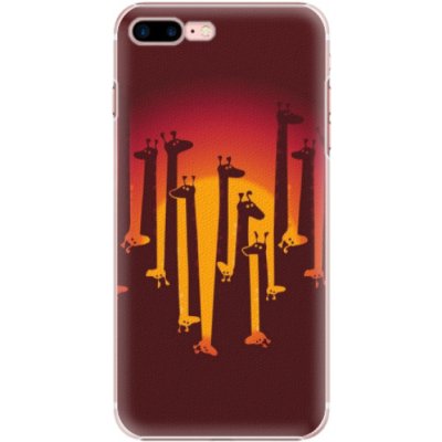 Pouzdro Plastové iSaprio Giraffe 01 Apple iPhone 7 Plus – Zboží Mobilmania