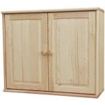 Nábytek z lesa NZL21 Horní kuchyňská skříňka s policí masiv borovice 80 cm – Zboží Dáma