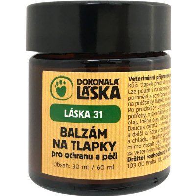 LÁSKA 31 Balzám na tlapky pro ochranu a péči 30 ml – Hledejceny.cz