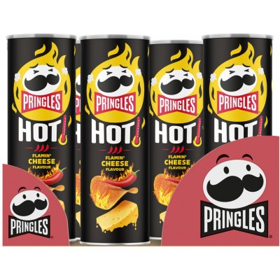 Pringles Hot Flamin' Cheese 160 g – Sleviste.cz