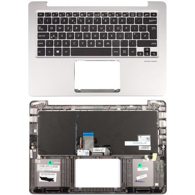 Klávesnice Asus ZenBook UX310U UX410U - Stříbrný palmrest – Zboží Živě