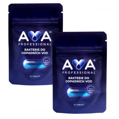 AVA Professional Bakterie do ČOV a septiku pro Hotely-Penziony-Restaurace Počet balení: 2 balení (2x12 tablet) – Zbozi.Blesk.cz