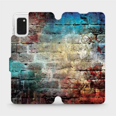 Pouzdro Mobiwear parádní flip Samsung Galaxy A41 - V061P Zeď – Zboží Mobilmania