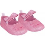 YO kojenecké botičky/balerínky třpytivé s mašličkou růzová – Sleviste.cz