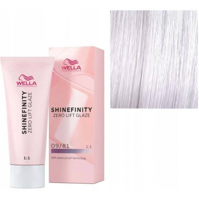 Wella Shinefinity Zero Lift Glaze 09/81 Cool Platinum Opal 60 ml – Zboží Dáma