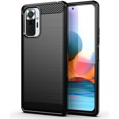 Pouzdro Forcell Carbon Xiaomi Redmi Note 10 / 10S černé