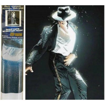 Norimpex diamantový obrázek malování 30 x 40 cm Michael Jackson tanec na koncertě – Sleviste.cz