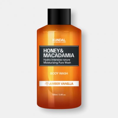 Kundal Honey & Macadamia Body Wash Amber Vanilla sprchový gel 500 ml – Zboží Mobilmania