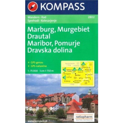 Marburg Pomurje Drautal mapa č. 2802