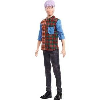 Barbie Model Ken fialové vlasy