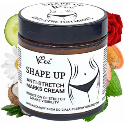VCee SHAPE UP vyhlazující tělový krém proti striím 100 ml – Zboží Dáma VCee SHAPE UP vyhlazující tělový krém proti striím 100 ml – Zboží Dáma