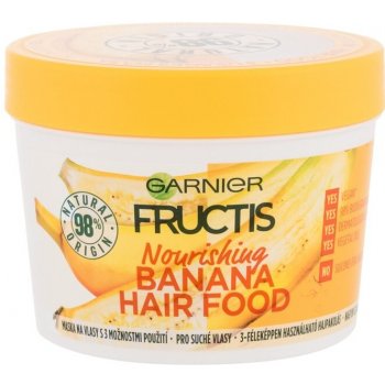 Garnier Fructis Banana Hair Food Maska na vlasy vyživuje suché vlasy 390 ml