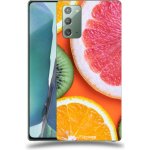 Pouzdro ACOVER Samsung Galaxy Note 20 s motivem Fruit