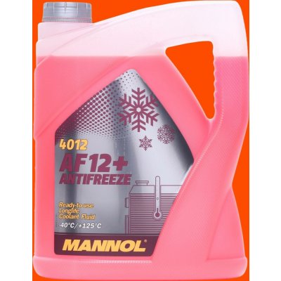 Mannol Antifreeze AF12+ -40°C 5 l – Zboží Mobilmania