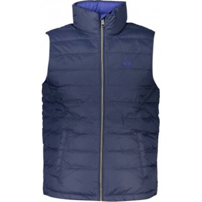 La Martina kvalitní pánská zimní vesta blue – Sleviste.cz