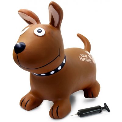 Jamara hopsadlo pes s pumpou hnědý – Zboží Dáma