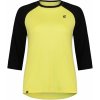 Cyklistický dres MONS ROYALE TARN MERINO SHIFT RAGLAN 3/4 WMNS black/limelight