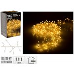 KOOPMAN Svítící řetěz 100 LED teplá bílá délka 1 m – Zboží Dáma
