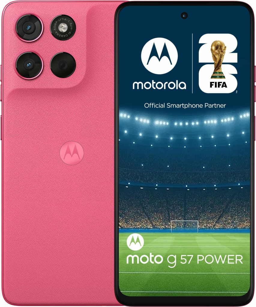 Motorola Moto G57 Power 5G 12GB/256GB PANTONE Pink Lemonade na Heureka.cz