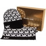 Michael Kors dámský set čepice a šála černý – Sleviste.cz