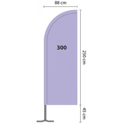 Beach vlajka BEACH FLAG 300 – Hledejceny.cz