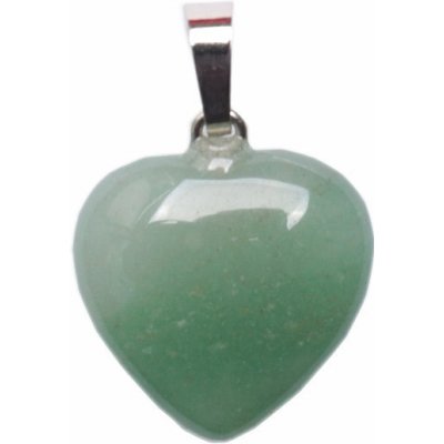 Nefertitis Avanturín zelený přívěsek srdíčko NF15967 – Zboží Dáma
