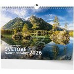 Nástěnný Baloušek Světové národní parky 2026 – Sleviste.cz